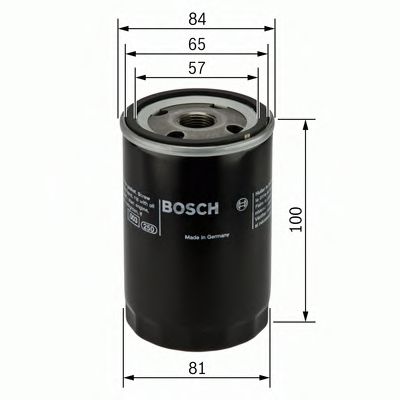 Фильтр масляный двигателя NISSAN (пр-во Bosch) TOYOTA арт. 0986452023 фото1
