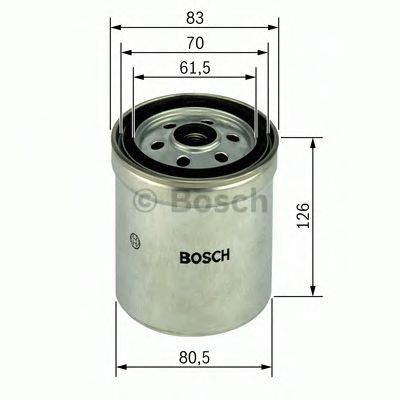 Сменный фильтр топлива BOSCH арт. 1457434295 фото1
