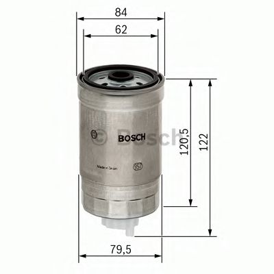 Фильтр топливный Bosch JCPREMIUM арт. 1457434435 фото1