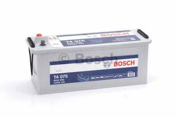 Аккумулятор  140Ah-12v BOSCH (T4075) (513x189x223),полярность обратная (3),EN800 EXIDE арт. 0092T40750 фото1