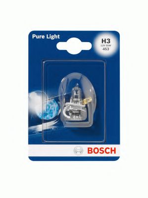 Лампа накаливания 12V 55W H3 PURE LIGHT (пр-во Bosch)  арт. 1987301006 фото1