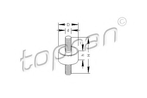 Кронштейн, топливный насос  арт. 108765 фото1