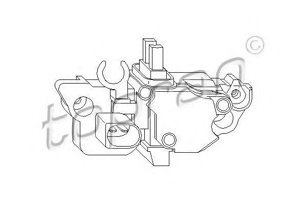 Регулятор генератора (Bosch) JPGROUP арт. 109917 фото1