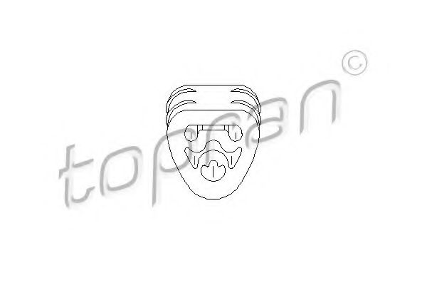 Кронштейн, глушитель JPGROUP арт. 400231 фото1