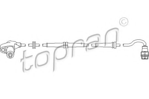 Датчик частоти обертання колеса DELPHI арт. 721605 фото1