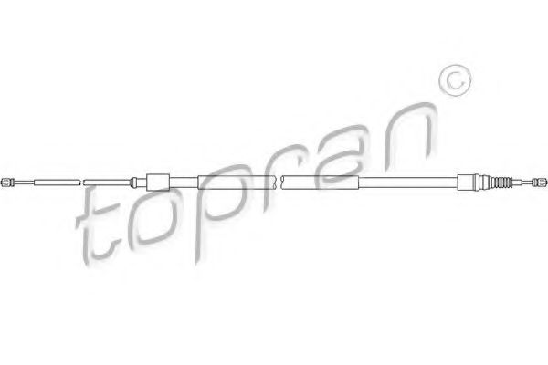 Трос, стояночная тормозная система TRISCAN арт. 721672 фото1