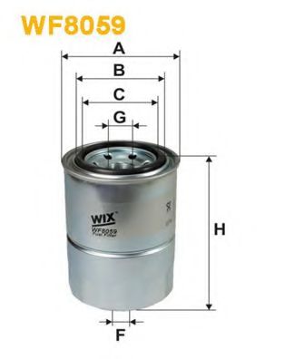 Фильтр топливный в сборе PROFIT арт. WF8059 фото1