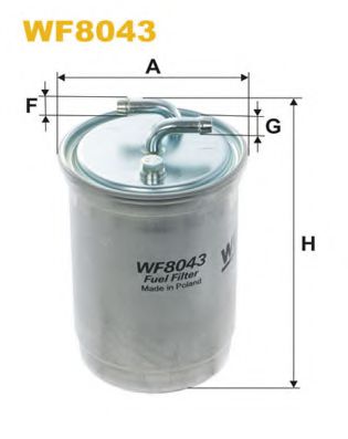 Фильтр топливный Honda ACCORD VI (CH, CK, CG) (99-02) (WF8043) WIX SWAG арт. WF8043 фото1