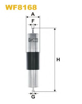 Фильтр топливный в сборе MISFAT арт. WF8168 фото1