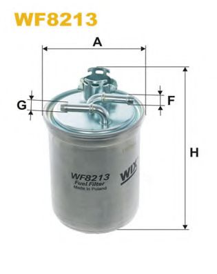Фильтр топливный MISFAT арт. WF8213 фото1