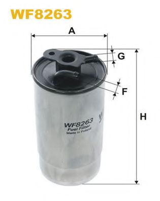 Фильтр топливный MASTERSPORT арт. WF8263 фото1