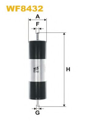 Фильтр топливный в сборе HENGSTFILTER арт. WF8432 фото1