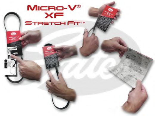 Поликлиновые ремни Micro-V StretchFit (Пр-во Gates) DAYCO арт. 4PK917SF фото1