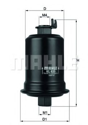 Фильтр топливный toyota avensis 1,6-1,8 97-00,cam FILTRON арт. KL435 фото1