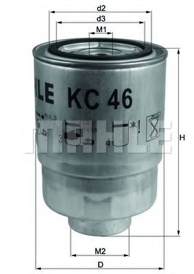 Фильтр топливный в сборе MISFAT арт. KC46 фото1