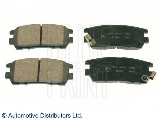 Колодки тормозные дисковые задние Mitsubishi (пр-во Blue Print) ABS арт. ADC44243 фото1