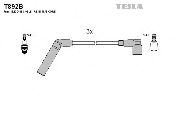 Провода высоковольтные Матиз 0.8 с 2008 г.в инжекторный (Tesla) фото1