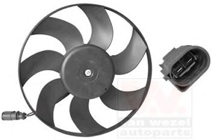 Вентилятор радиатора охлаждения VAG 295mm 150W (пр-во Van Wezel) TYC арт. 5894744 фото1