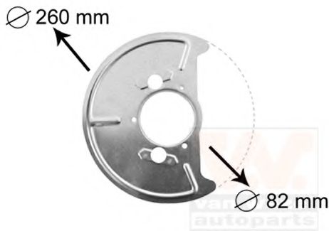 Відбивач, диск гальмівного механізму фото1