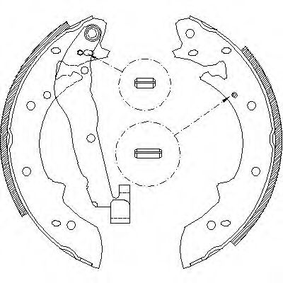 Комплект тормозных колодок REMSA арт. Z402701 фото1