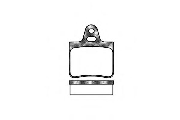 Комплект тормозных колодок, дисковый тормоз LPR арт. P002300 фото1