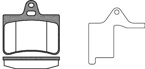 Комплект тормозных колодок, дисковый тормоз GIRLING арт. P930320 фото1