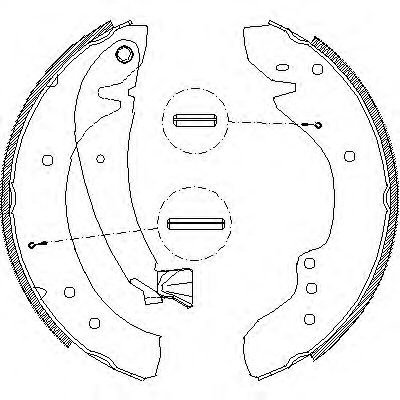 Гальмівні колодки зад. Ducato/Boxer 94-02 (1.4t)(бараб.) ABS арт. Z471800 фото1