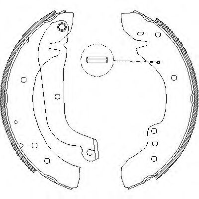 Комплект тормозных колодок DELPHI арт. Z471801 фото1