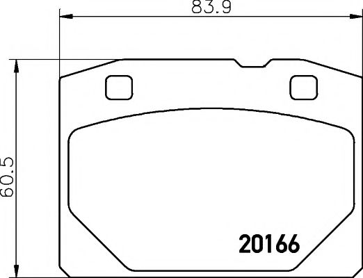Колодки тормозные дисковые PROTECHNIC арт. 2016603 фото1