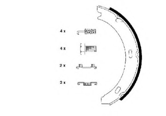 Колодки дискового тормоза REMSA арт. 91032800 фото1