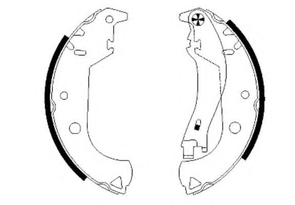 Комплект тормозных колодок DELPHI арт. 91059900 фото1