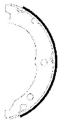 Гальмівні колодки ручного гальма FERODO арт. 91062100 фото1