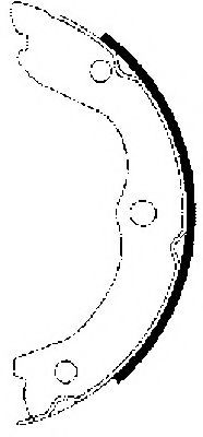 Гальмівні колодки ручного гальма FERODO арт. 91062700 фото1