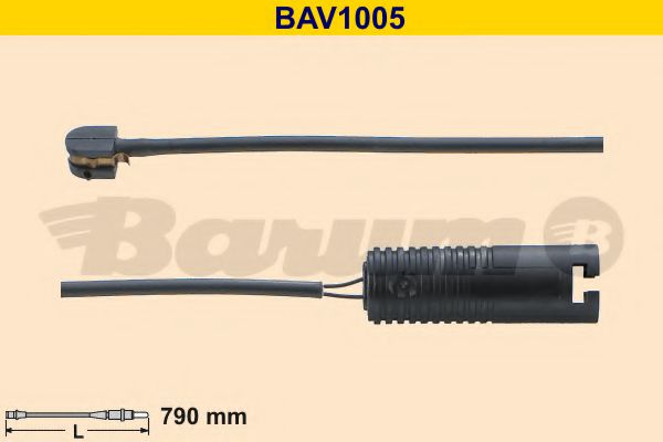 Сигнализатор, износ тормозных колодок BREMBO арт. BAV1005 фото1