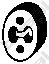Кронштейн подвески глушителя  арт. 255112 фото1