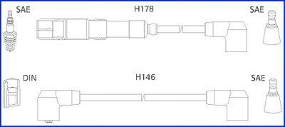 Комплект кабелів високовольтних JANMOR арт. 134755 фото1