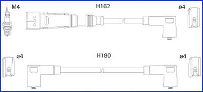 Комплект кабелів високовольтних BREMI арт. 134795 фото1