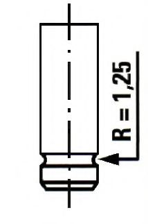 Впускний клапан RENAULT арт. VI0031 фото1