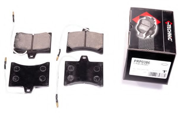 Комплект тормозных колодок, дисковый тормоз  арт. PRP0386 фото1