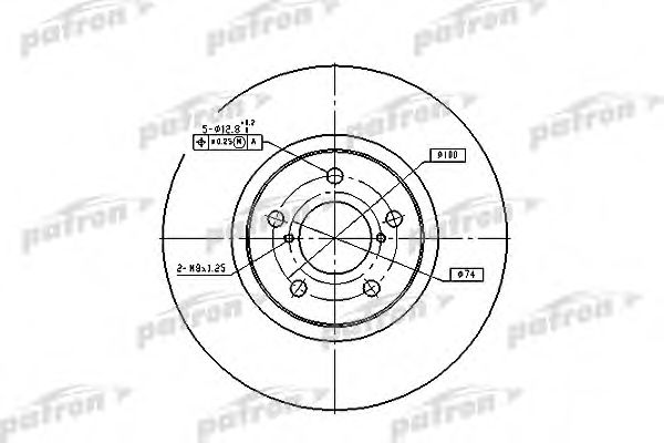 Тормозной диск TRW арт. PBD1437 фото1
