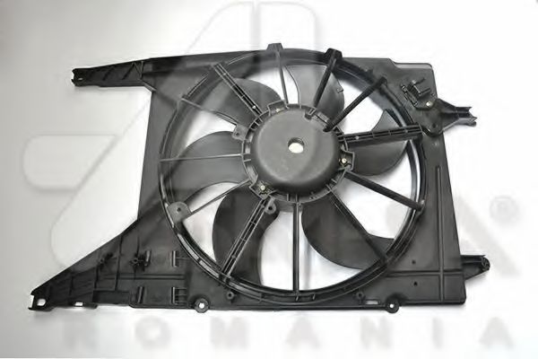 Вентилятор охлаждения радиатора с/конд Renault Logan, Sandero 1.5 dCI (07-) (32001) Asam фото1
