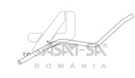 Труба соединительная Renault Duster (10-) (61866) Asam фото1