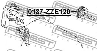 Ролик ремня навесного оборудования  арт. 0187ZZE120 фото1