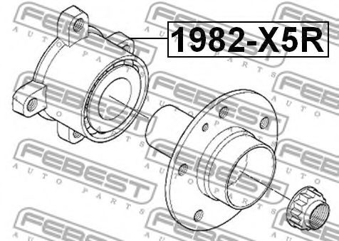 1982-X5R СТУПИЦА ЗАДНЯЯ (BMW X5 E53 1999-2005)  арт. 1982X5R фото1