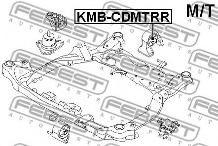 Опора двигуна гумометалева  арт. KMBCDMTRR фото1
