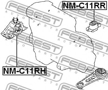 Подушка двигателя  арт. NMC11RR фото1