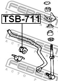 Втулка стабілізатора  арт. TSB711 фото1