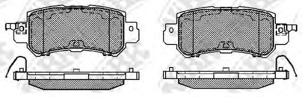 Комплект тормозных колодок MINTEX арт. PN25001 фото1