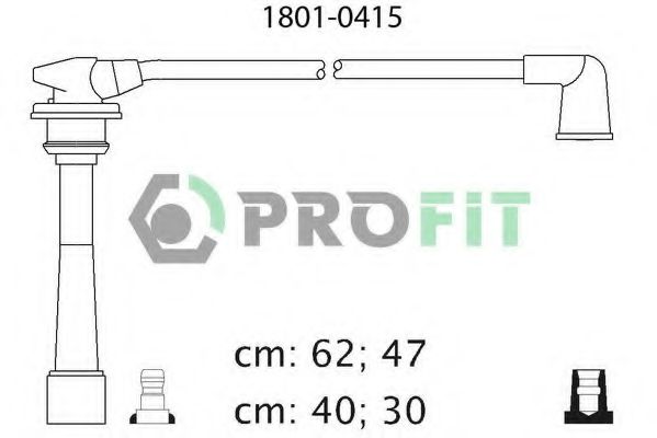 Комплект кабелів високовольтних StartVOLT арт. 18010415 фото1