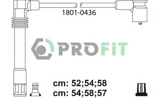 Комплект кабелів високовольтних BREMI арт. 18010436 фото1